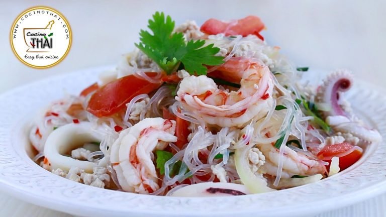 Receta de Ensalada thai de noodles