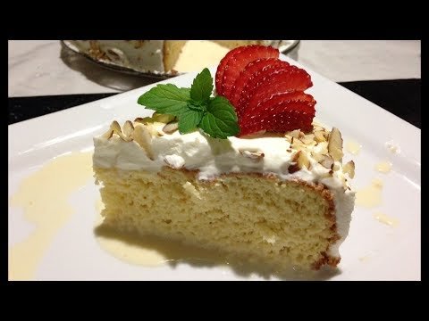 Receta de Pastel de tres leches envinado