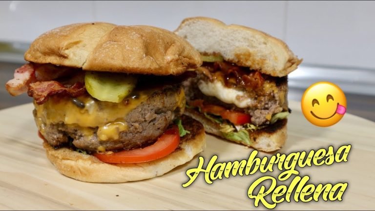 Receta de Hamburguesas rellenas