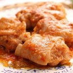 Receta de Albondigas en salsa napolitana.