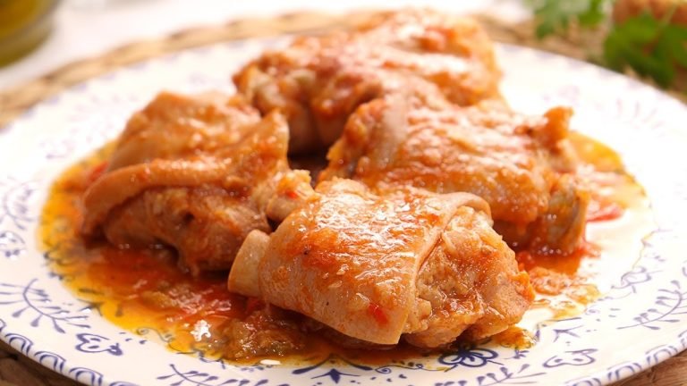 Receta de Manitas de cerdo en salsa