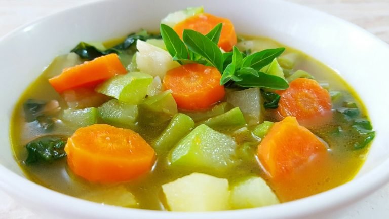 Receta de Sopa de verduras light