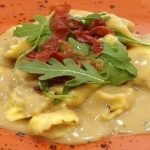 Receta de Espaguetis con champi&ntilde;ones y tomate