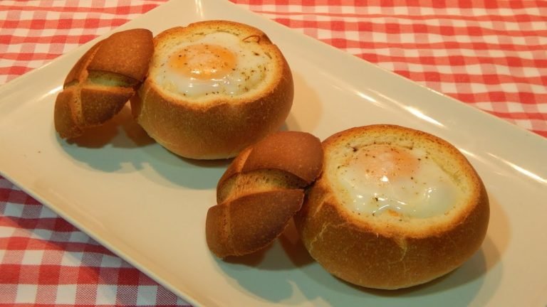 Receta de HUEVOS EN NIDO DE PAN