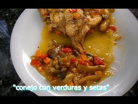 Receta de Conejo con verduras