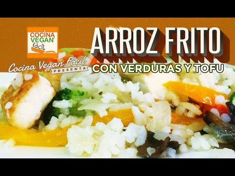 Receta de Arroz frito con tofu