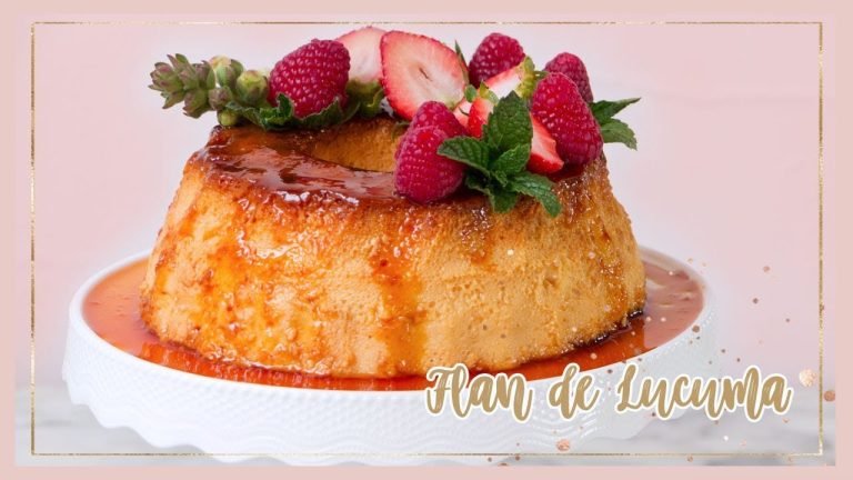 Receta de Flan De Lúcuma