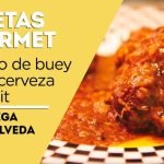 Receta de Costillas en salsa con patatas fritas