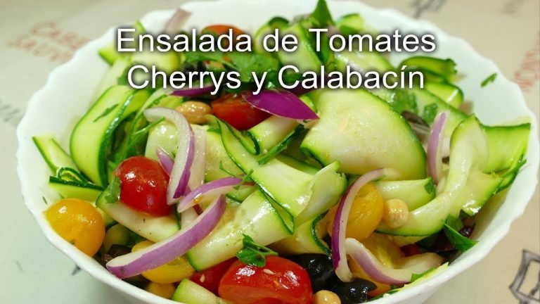 Receta de Ensalada de calabacín asado