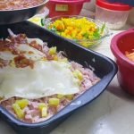 Receta de Pasta con pollo y verduras al horno