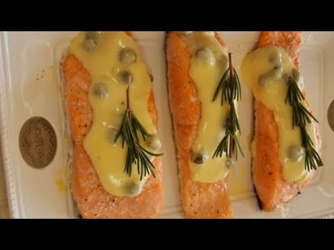 Receta de Salmón con alcaparras a la crema