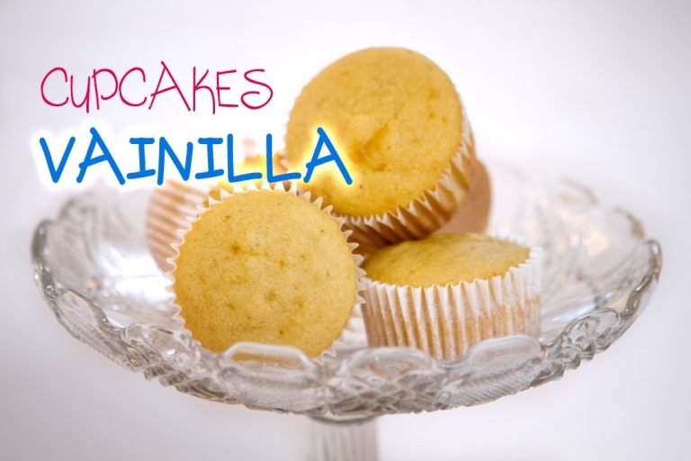 Receta de Cupcakes de vainilla