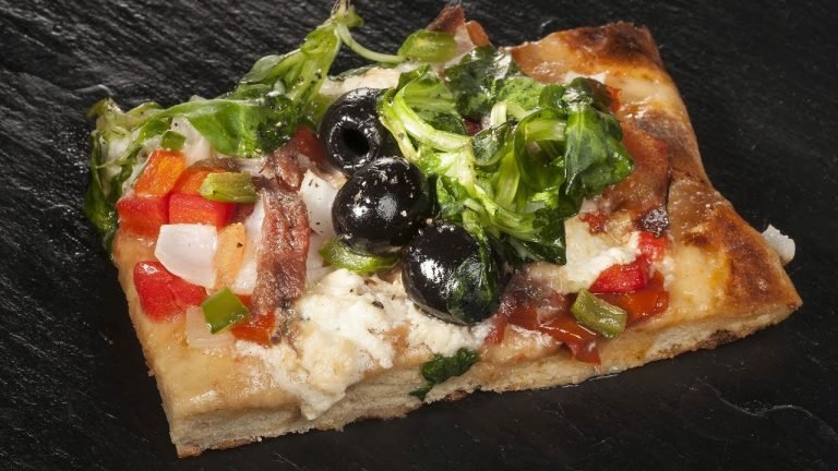 Receta de Pizza jardinera