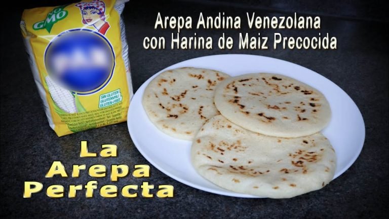 Receta de Arepas andinas de maíz