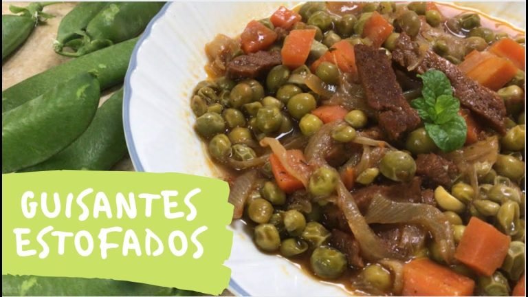 Receta de Guisantes guisados