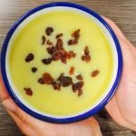 Receta de Crema de lombarda y queso parmesano