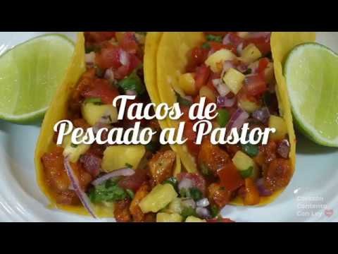 Receta de Tacos de pescado al pastor