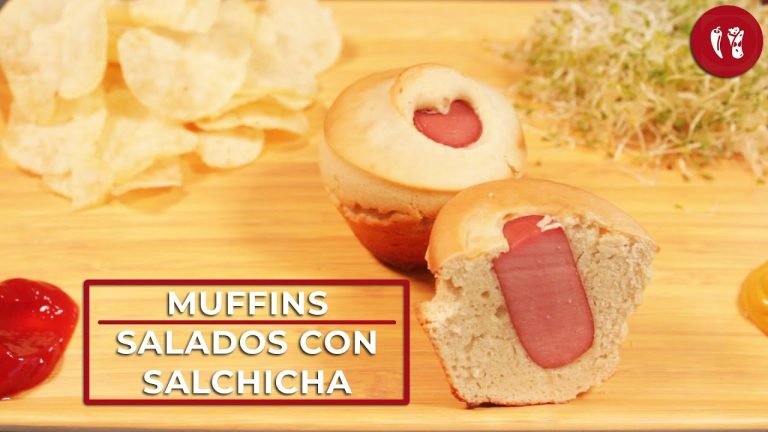 Receta de Muffins salados de salchichas