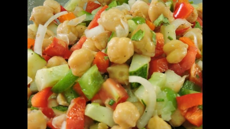 Receta de Ensalada de garbanzos light