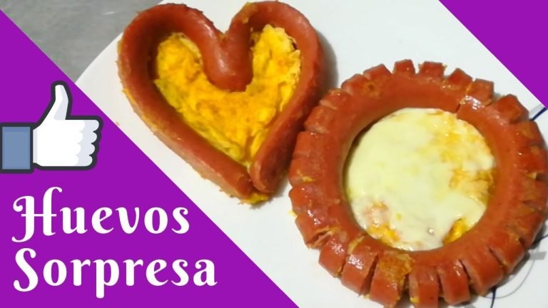 Receta de Huevos fritos en forma de flor