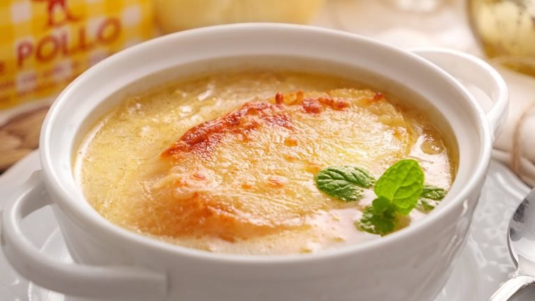 Receta de Sopa de cebolla fácil