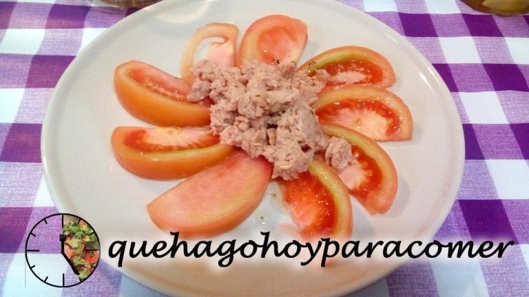 Receta de Ensalada de tomate y atún