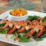 Receta de Brochetas de camar&oacute;n asadas