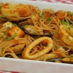 Receta de Espaguetis con gambas y almejas 13 Receta de Espaguetis con gambas y almejas