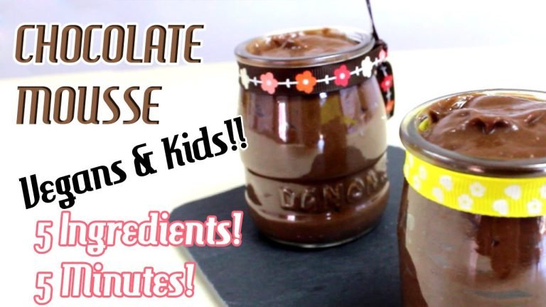 Receta de Mousse de chocolate y plátano vegano