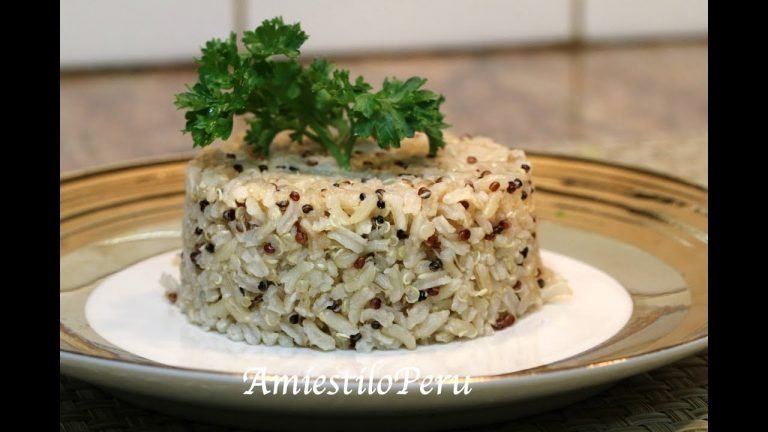 Receta de Arroz integral con quinoa