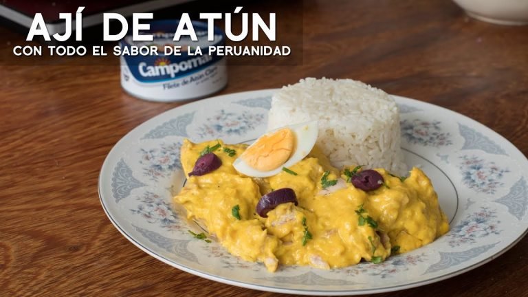 Receta de Ají de atún peruano