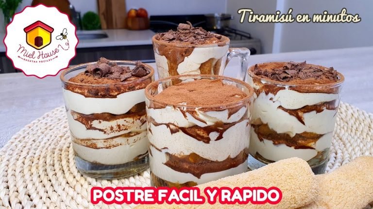 Receta de Tiramisú sin mascarpone