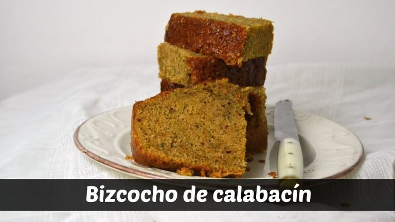 Receta de Bizcocho de calabacín