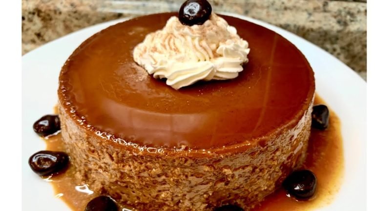 Receta de Flan de chocolate y café