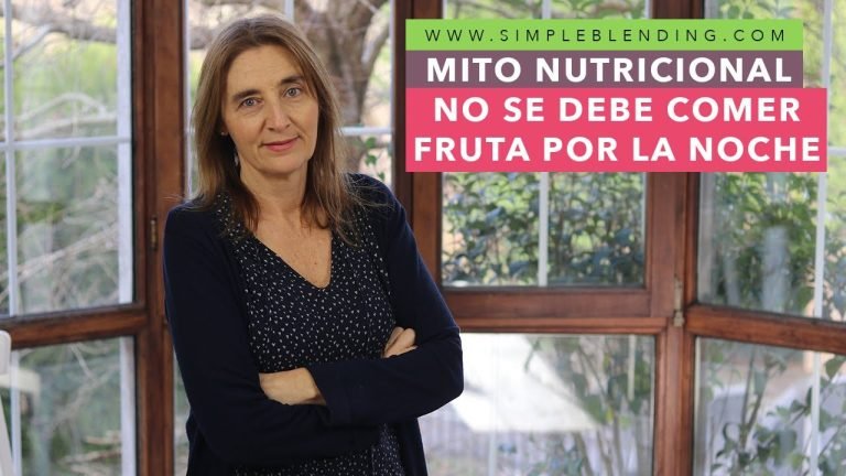 ¿Es bueno comer fruta en la noche?