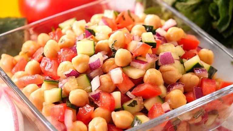 Receta de Ensalada de garbanzos cocidos