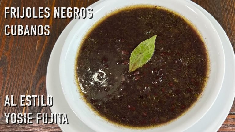 Receta de Potaje de frijol Negro Criollo Cubano