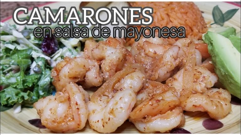 Receta de Camarones en salsa de mayonesa