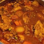 Receta de Pechuga de pollo al curry con arroz