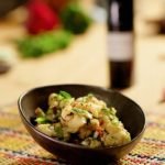 Receta de Berenjenas asadas con queso de cabra y miel