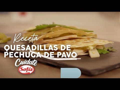 Receta de Quesadillas de pavo y queso