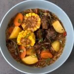 Receta de Guiso de vainas con calamar