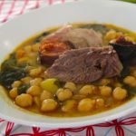 Receta de Potaje de alubias y verdura