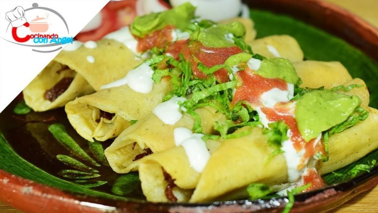 Receta de Flautas de res