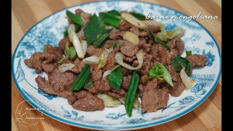 Receta de carne mongoliana