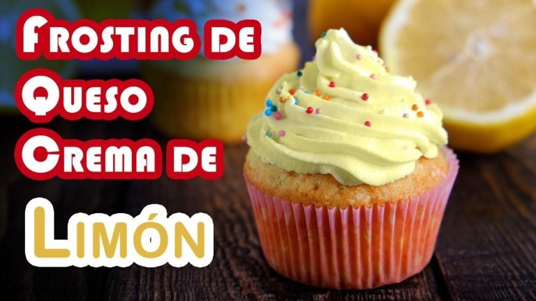 Receta de Frosting de queso y limón