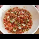 Receta de Ensalada de pimientos rojos