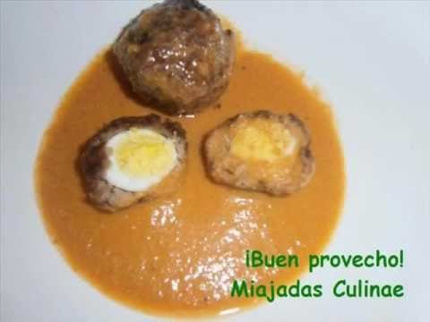 Receta de Albóndigas rellenas de huevo de codorniz 1 Receta de Albóndigas rellenas de huevo de codorniz