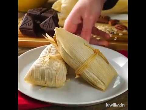 Receta de Tamales de chocolate y nuez 1 Receta de Tamales de chocolate y nuez
