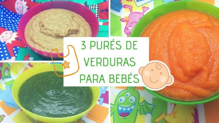 Receta de Puré de verduras para bebés